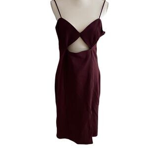 Nordstrom Socialite Dress Burgundy Wine Size XL NWT